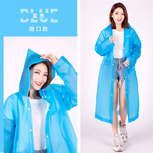 Áo Mưa Tiện Lợi Dáng Dài Gấp Gọn Dễ Mang Nhẹ Mát Màu Trẻ Trung Mặc Đẹp Tái Sử Dụng Nhiều Lần