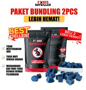 PROMO BUNDLING 3PCS Ratkiller Racun Tikus Mati Kering Tanpa Bau 250 Gram Ampuh Original