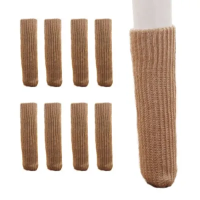 [SG] 8pc Grey. Black. Brown. Chair Socks Leg Floor Protector Furniture Socks. 8 Pieces Per Set.
