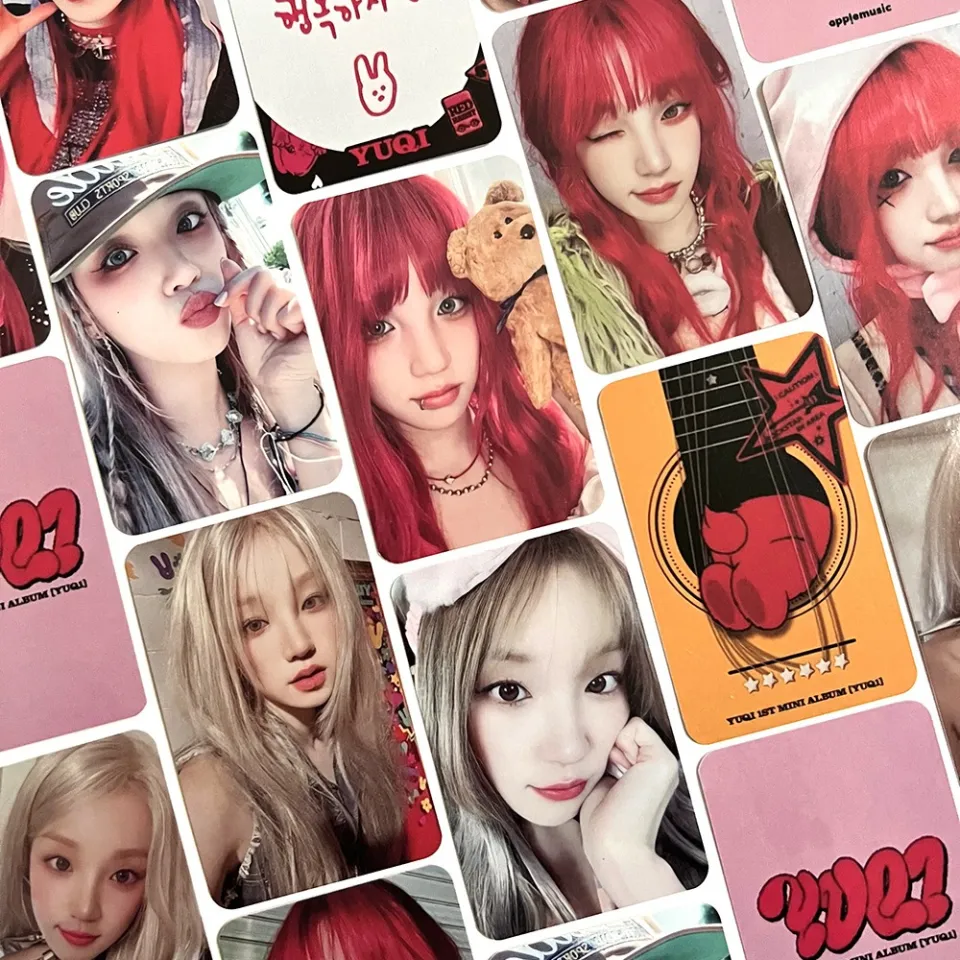 G-dle Yuq Freak Comeback Offcal Photocards Fanmade K-pop Freak