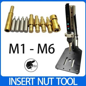 M2 M2.5 M3 M4 M5 M6 Threaded Nut Insertion Tool for Plastic & 3D Printing Heat Set Insert Press Injection Molding Machine