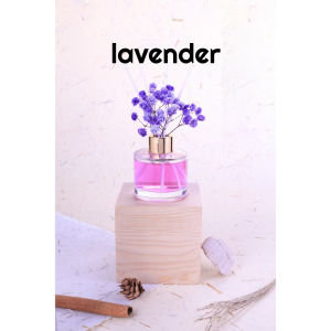 Pengharum Ruangan 50ml dengan Bunga Kering Estetik – Aromaterapi Elegan untuk Rumah & Kantor Redd Diffuser Aromaterapi Perlengkapan Rumah