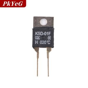 [COD] PkYeG 20-80 ℃ NC ปกติปิดไม่เปิดสวิตช์ความร้อนเซ็นเซอร์อุณหภูมิเทอร์โมสตัท KSD-01F JUC-31F