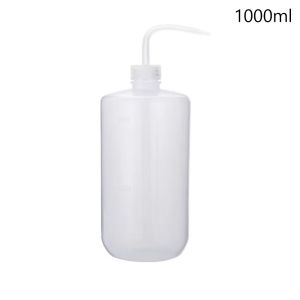 CASUALTY FASTEN20EN6 1Pcs Washing Clean Wash Bottle Measurement White Tattoo Squeeze Bottle  250/500/1000ml Laboratory Measuring Bottles Eyelash Extension Cleaning