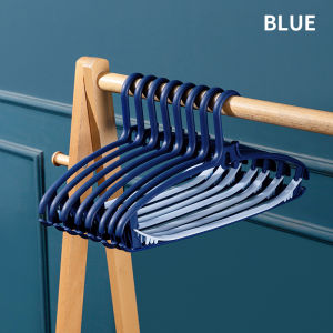 【Soft Lip Shop】1pc Non-slip Hanger For Jackets Pants Socks & Dress Clothes Coat Flocked Hanger Drying Rack