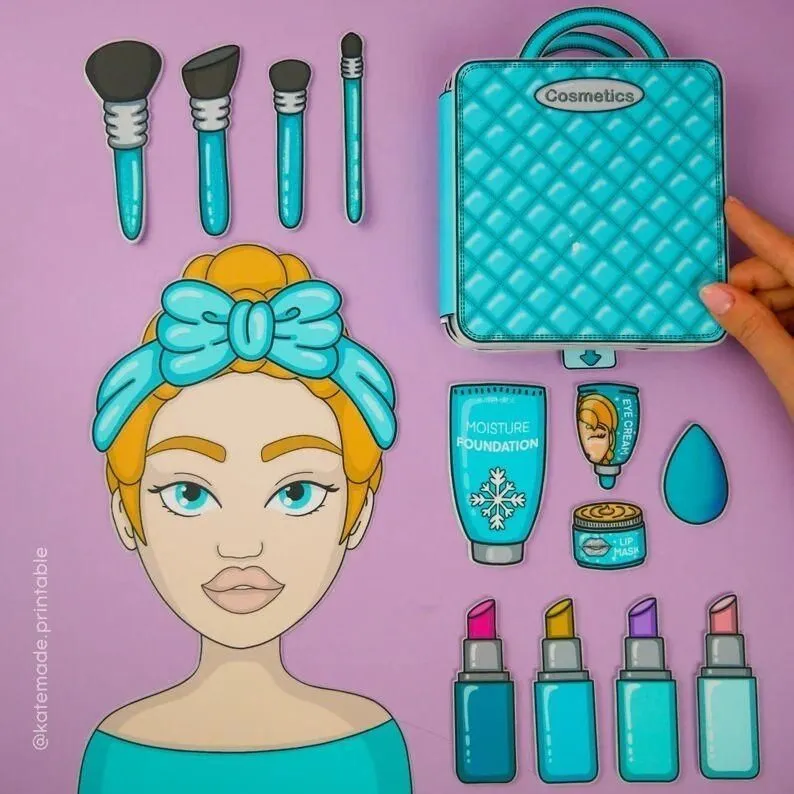 Makeup Tutorial Paper Makeup Paper | Saubhaya Makeup