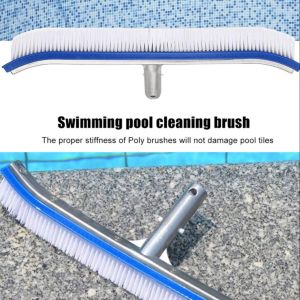Sikat Kolam Renang Stainless Ukuran 18" Anti Air | Pool Brush | Pembersih Kolam Renang | Sikat Brush Warna Putih | Sikat Kolam Murah COD