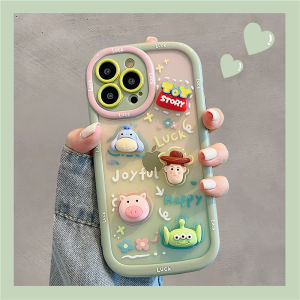 Crashstar Miếng dán 3D hoạt hình dễ thương vỏ điện thoại Cứng trong suốt chống sốc cho iPhone 15 14 Pro Max 13 12 11 Pro Vỏ Thời Trang Chống Ốp điện thoại rơi tối đa với ống kính bọc hoàn toàn bảo vệ máy ảnh