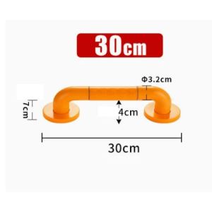 Bathroom SUS304 Stainless Steel Handle Elder Safety Handle Yellow OKU Handle Anti Slip Handle