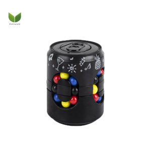 Eversalute Creative Rotating Finger Cube Puzzle ToyHandheld Spinner Stress Anxiety Relief Ball Game Sensory Toys Early Learning Educational Toy For Kids Age 3 Above