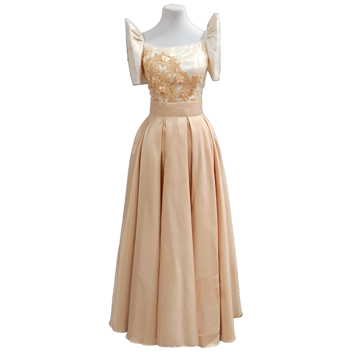 Filipiniana Imelda Blouse and Skirt with quality lace patching and ...