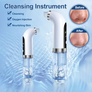 Electric Small Bubble Blackhead Remover USB Rechargeable Water Cycle Pore Acne Pimple Removal Vacuum Strong Suction Facial Cleaner Tool Skin Care Beauty Tools