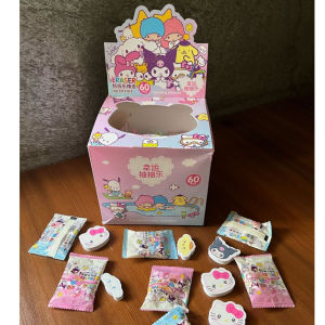 Sanrio Eraser Super Cute Penghapus Kepala Sanrio Mystery Bag Blind Bag Kuromi