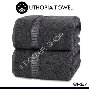 UTOPIA Towels Bath Towels 550 GSM 100% Ring Spun Cotton Highly Absorbent Towels for Bathroom Gym Hotel Spa