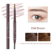 ดินสอเขียนคิ้วรุ่นใหม่ กันน้ำ Double eyebrow pencil ดินสอเขียนคิ้ว ดินสอเขียนคิ้ว กันน้ำ ดินสอเขียนคิ้วแบบหมุน 2 in 1 มี คุณภาพเชิงจริง