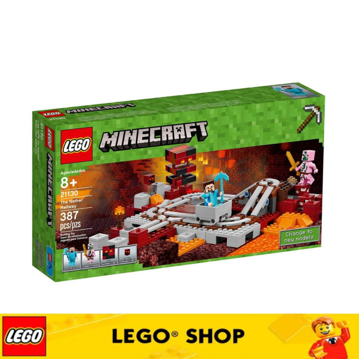 Minecraft lego railway sale