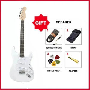 PLAYOU 6 Strings Electric Guitar 21 Frets Maple Body Neck Electric Guitar Guitarra With Pick Necessary