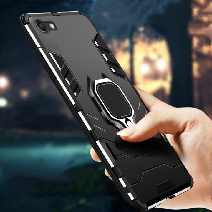 Phone Y66 Back Cover Luxury Armor Ring Case For VIVO Y67 Y65 Y66