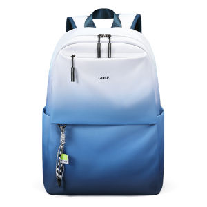 GOLF QUALITY Backpack Men 15 inch Laptop Back Pack Bags Waterproof Nylon Backpacks Gradient Commuter College School Bag Lightweight