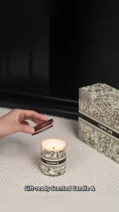 LARGE Size Gift Set Scented Candle & Reed Diffuser Ready-Gift