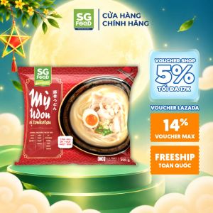 Mỳ Udon vị Tonkotsu SGF 350g