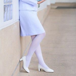 ถุงน่องสีขาว ใส่รับปริญญาหมวกพยาบาล ถูกระเบียบ แบรนด์ Anfana