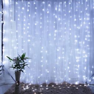 Lampu Tumblr Tirai LED 3x3 Meter 300 LED / Lampu Hias Tirai Gorden Led Curtain Light