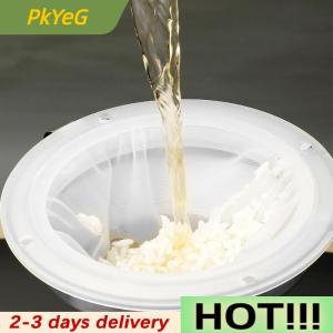 PkYeG 100 120 200 300 400 450 Mesh Nylon Filter Stainless Steel Funnel For Fruit Milk Traditional Chinese Medicine Oil White Wine