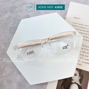 Gọng kính cận nam AMIE Eyewear gọng vuông chất liệu kim loại nhựa kiểu dáng đơn giản MB001