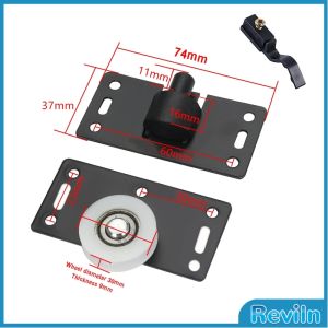 R.E. รอกล้อเลื่อนประตูบานเลื่อน สําหรับตู้เสื้อผ้า ลูกกลิ้งประตู Sliding Door Wheels