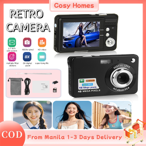 4K Digital Camera Camera Photography For Kids 4K 48MP Vlogging Camera Travel Portable Video Camera with Anti-Shak Timer LED Flash Light Wifi Camera Megapixel camera