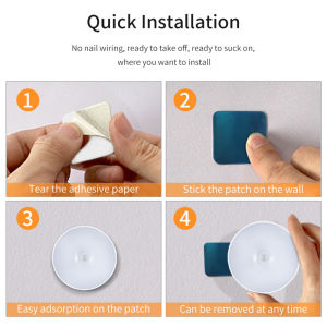 LED Motion Sensor Night Lightการชาร์จ USB แบบพกพาโคมไฟติดผนังไร้สายประหยัดพลังงานไฟบันได