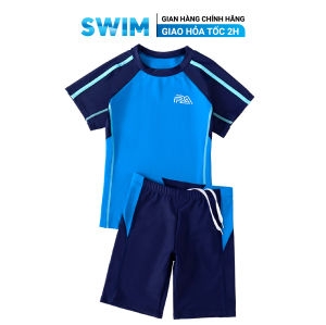 Bộ Đồ Bơi Trẻ Em YLIKE Cộc Tay Hai Mảnh 3-16 Tuổi