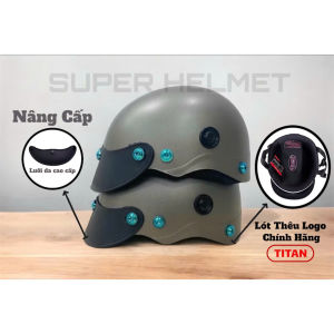 [TẶNG SET BIKER] Nón Bảo Hiểm CHÍNH HÃNG - Màu Sơn Nhám - Gắn 7 Ốc TiTan Gr5 Siêu Ngầu