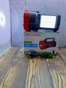 Senter Tangan Besar LED + Lampu Emergency Super Terang Orenchi OT-10045 100w + 45w Tahan Hingga 12Jam / Senter Tangan Besar LED + Lampu Emergency Super Terang USB 100W + 45W Tesla OT-10045