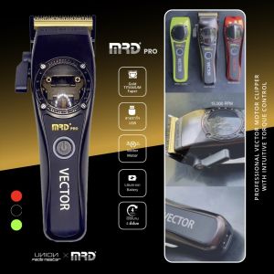 ปัตเลี่ยนไร้สายMRD ตัวตัด(CLIPPER) สำหรับช่างตัดผมชายมืออาชืพ 11500 - 15000 รอบ/นาที ของแท้ที่เดียวในประเทศไทย
