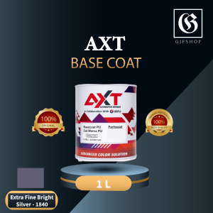 Cat PU Polyurethane 1K AXT Basecoat Extra Fine Bright White Silver PC-1840 1L
