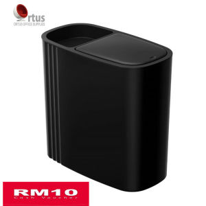 Dustbin / Trash Bin Space-Saving Design - Durable Waste Garbage Can with Trash Bag Holder for Kitchen Storage