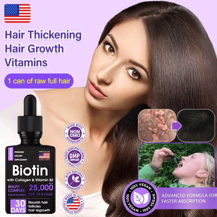 Biotin Hair Growth Vitamin Full Hair Vitamin Hair Growth Nutrients Lazada