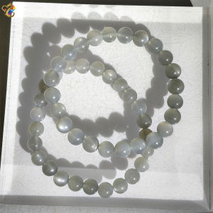 Collection Grade Silver White Moonstone Bracelet