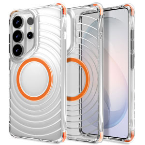 New Luxury Clear Transparent Case For Samsung Galaxy S26 Ultra Plus FE S26U S26FE 5G Phone Shell Magnetic Wireless Charge Shockproof Clear Hard Cover