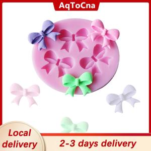 [COD] AqToCna Ship within 24 hours New DIY 3D Cake Decorating Bowknot Shaped Fondant Sugar Cake Silicone Mold Art Tools