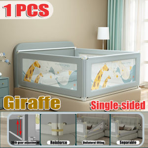 Baby Bed Fence Safety Adjustable Baby Bed Fence for Baby Queen Size Baby Bed Fence for Baby King Size Slide Down Safety Bed Guard Bed Rails for Baby Safety Bed Guardrail Easy Installation