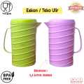 Teko air plastik teko minuman motif ulir eskan ulir 1,9 liter jug pitcher plastic. 