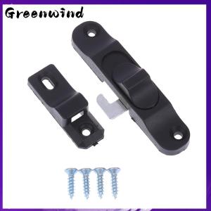 【Greenwind】 กลอนล็อกประตูบานเลื่อนแบบดึง1ชุด ตะขอล็อกหน้าต่างกันขโมยอุปกรณ์ล็อคหน้าต่างแบบผลักดึงอเนกประสงค์