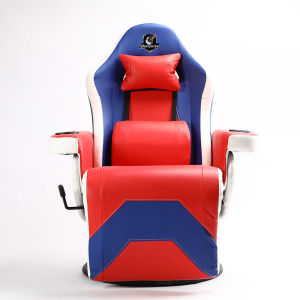 Space Capsule Gaming Glider Chair Rocking Gaming Chair with Sofa Stool