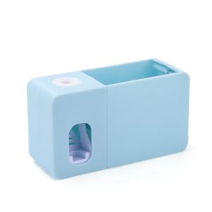 Automatic Toothpaste Squeezer With Toothbrush Holder Pemicit Ubat Gigi Automatik Dengan Pemegang Berus Gigi 带牙刷架自动挤牙膏器