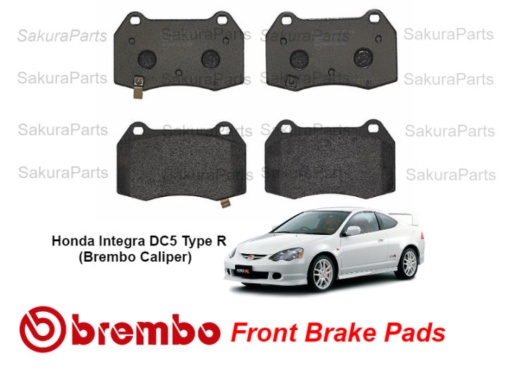 BREMBO Honda Integra DC5 Type R (Brembo Caliper) Front Disc Brake Pad (Original Brembo) Lazada