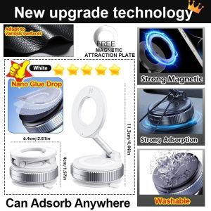 MY SPOT】Super Nano Magnetic car phone holder Rotatable Dashboard phone holder Stand phone car 手機支架汽车 磁吸支架 magnetic phone holder phone holder magnetic car phone holder magnetic phone holder car