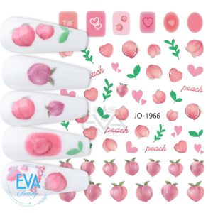 Set 6 Mẫu Sticker Dán Móng Tay 3D Dạng Decal Dán Móng Chống Nước Joyful Nails Hoạ Tiết Trái Cây Nail Art Decal Fruit Sticker JO1963 - JO1968